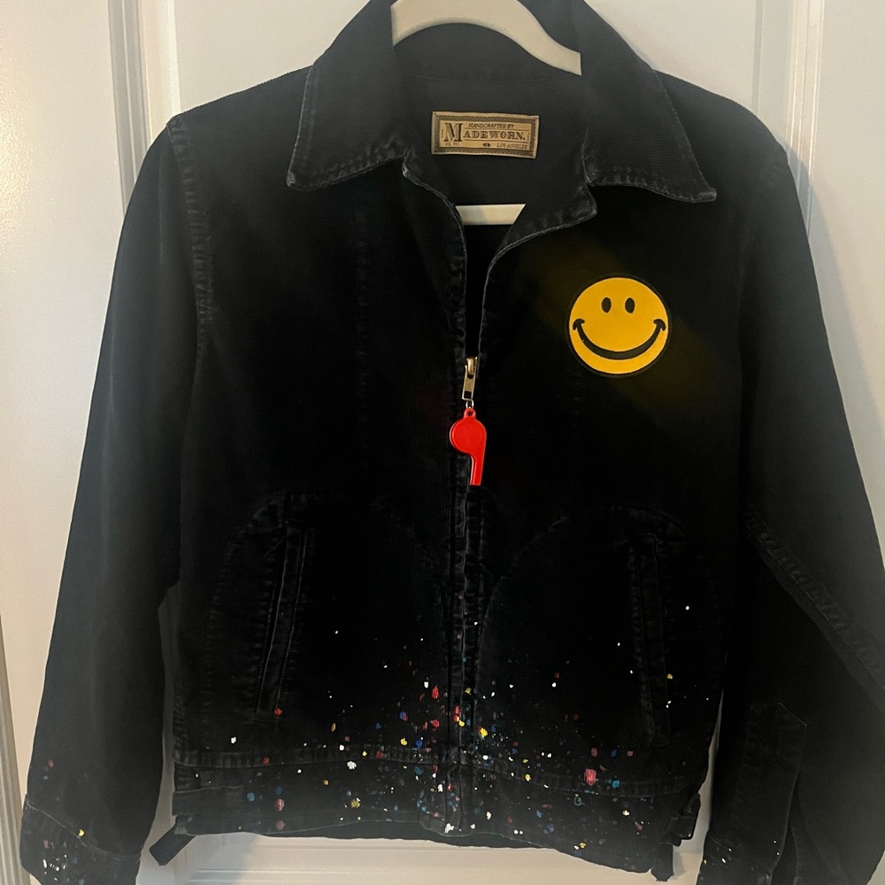 MADE WORN HAPPY WHISTLES CORD JACKET
Fade black,